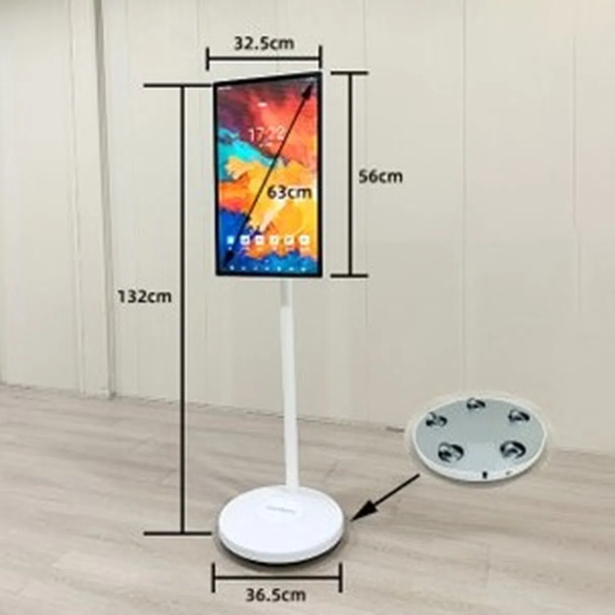 Портативный Android-телевизор 23.8 дюйма с камерой и мощной батареей