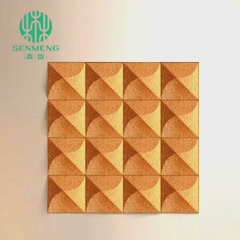 Eco Friendly Custom Cork Wall Panels Acoustic Heat Insulation Premium Quality