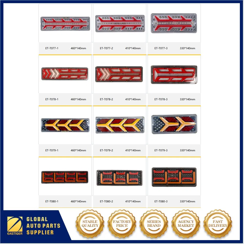 LED-фонарь для прицепа и грузовика, водонепроницаемый IP67, 12-30В