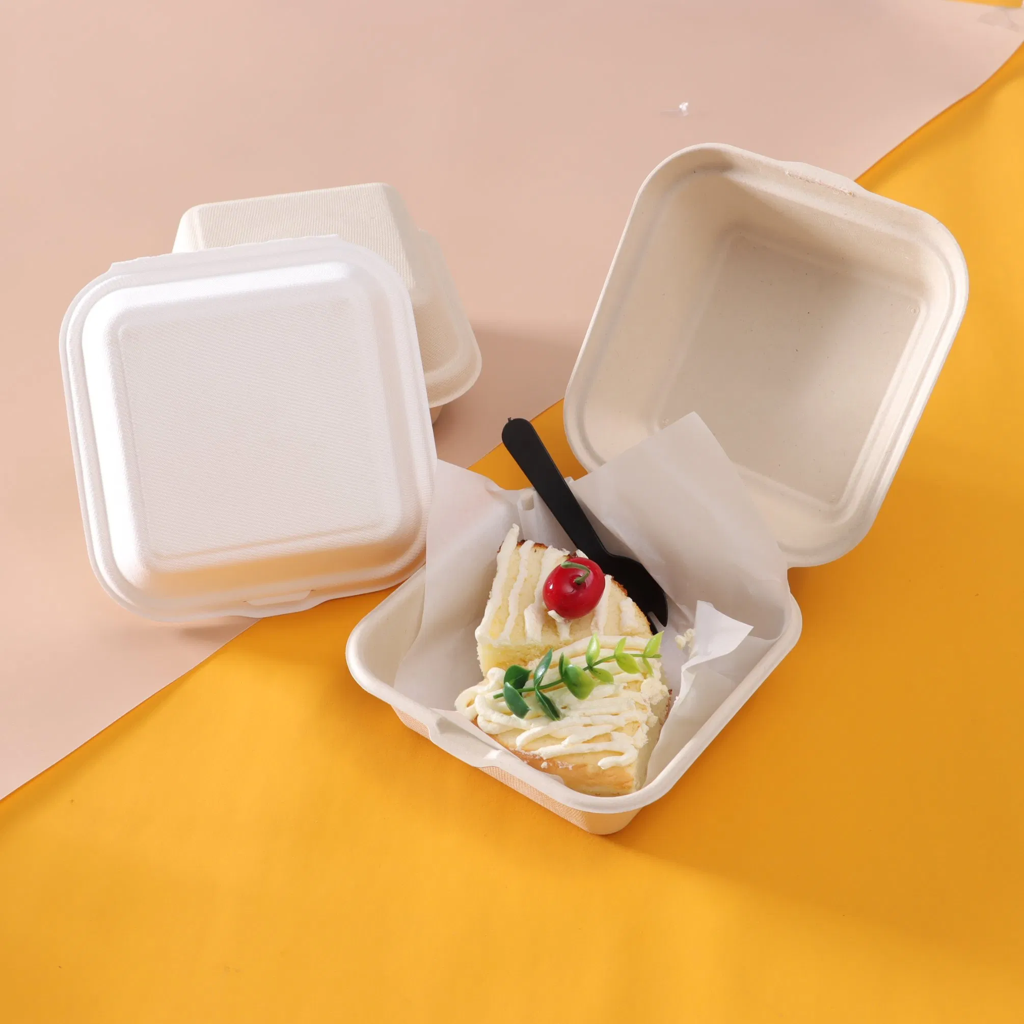 Биоразлагаемый контейнер для бургеров 15 см