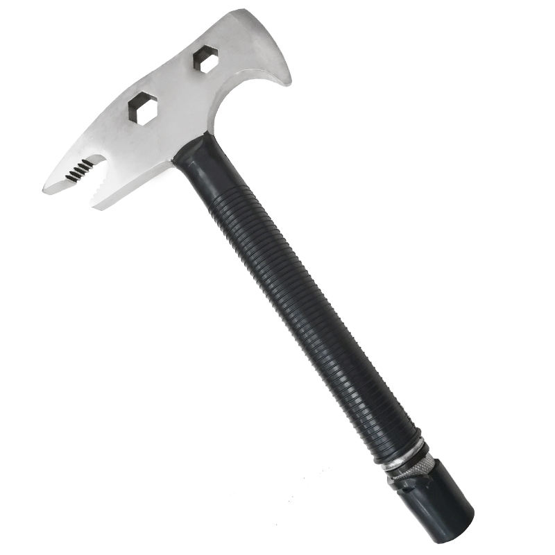 Handhold Fire Axe Outdoor Survival Multi Functional Hand Rescue Axe Survival Emergency Breaking and Dismantling Tool Non-Slip