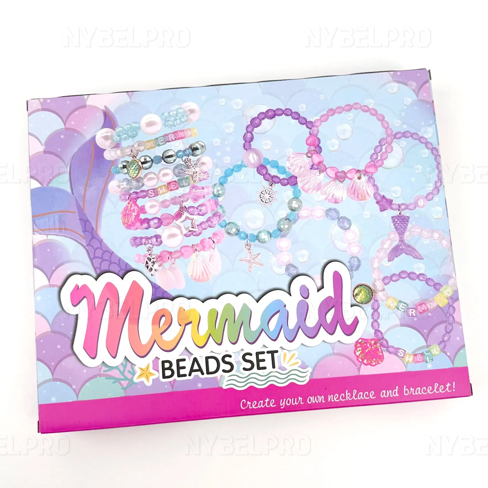 2026 Girl Gift Hot Selling Wholesale Price Creative Mermaid Beaded Bracelet with Exquisite Appearance Girls Love Mermaid Beaded Bracelet