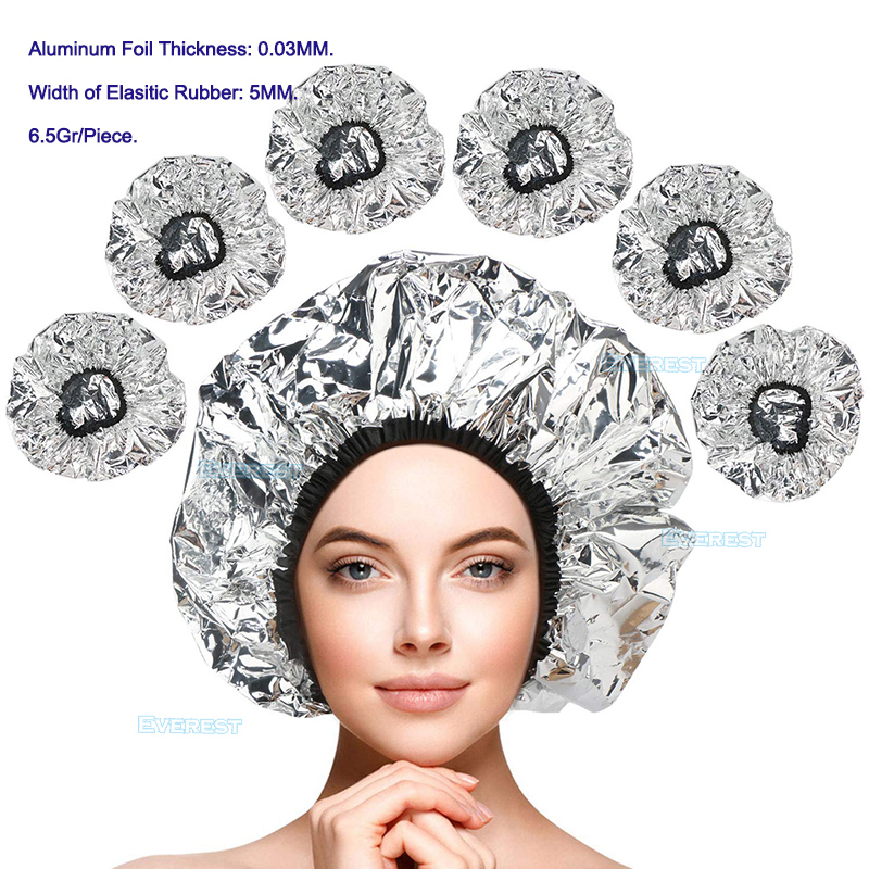 Silver Metalized PE Hair Caps