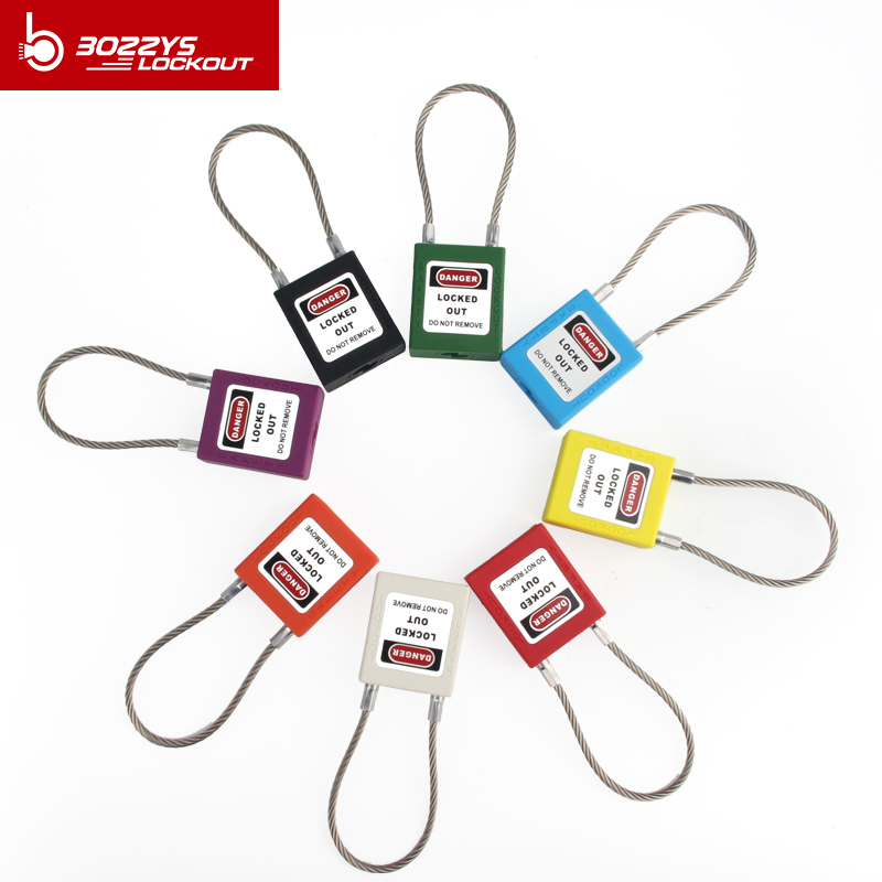 Manufacture Sales Stainless Steel Wire Safety Padlock
