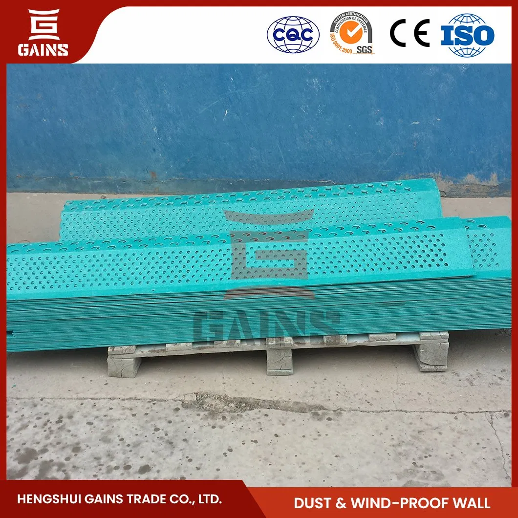 Gains Premium Windproof Net Manufacturers FRP Windbreak and Dust Suppression Wall China Wind Dust-Controlling Wall