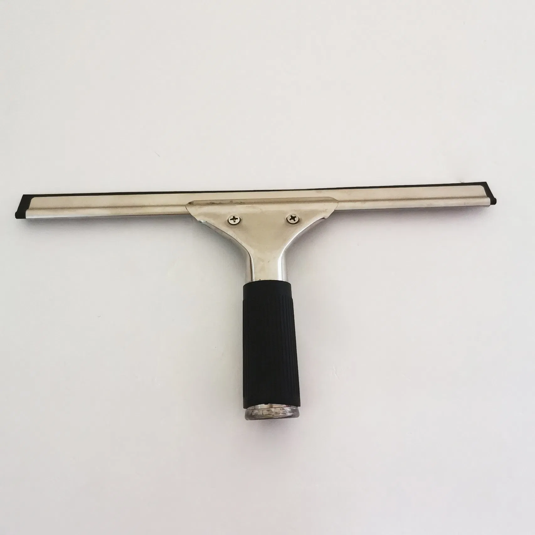 30 Cm Stainless Steel Cleaning Squeegee Glass Wiper with Rubber Blade, for Cleaning Windows Windshields, etc