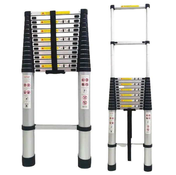 Single Sided Aluminum Telescopic Retractable Ladder for 2-4.4m