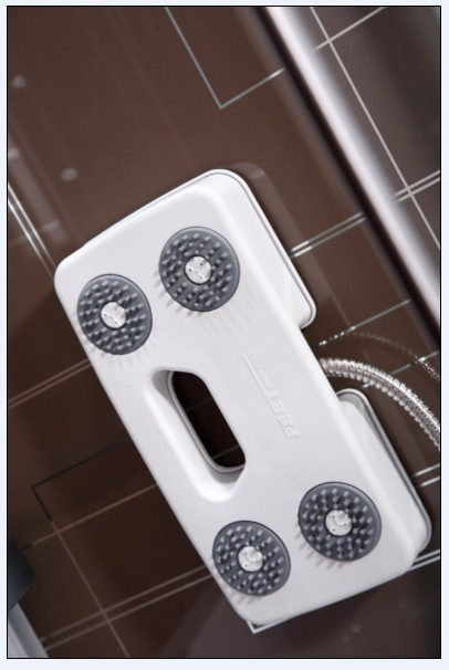 Steam Massage 5/6/8 Black Aluminum Tempered Sliding Glass 100cm High Tray Bathroom Shower Cubicle