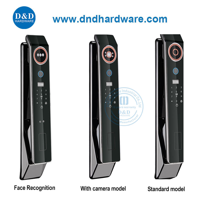 Smart Intercom Door Lock Codeic Card Unlock Facial Recognition Combination Fingerprint Lock
