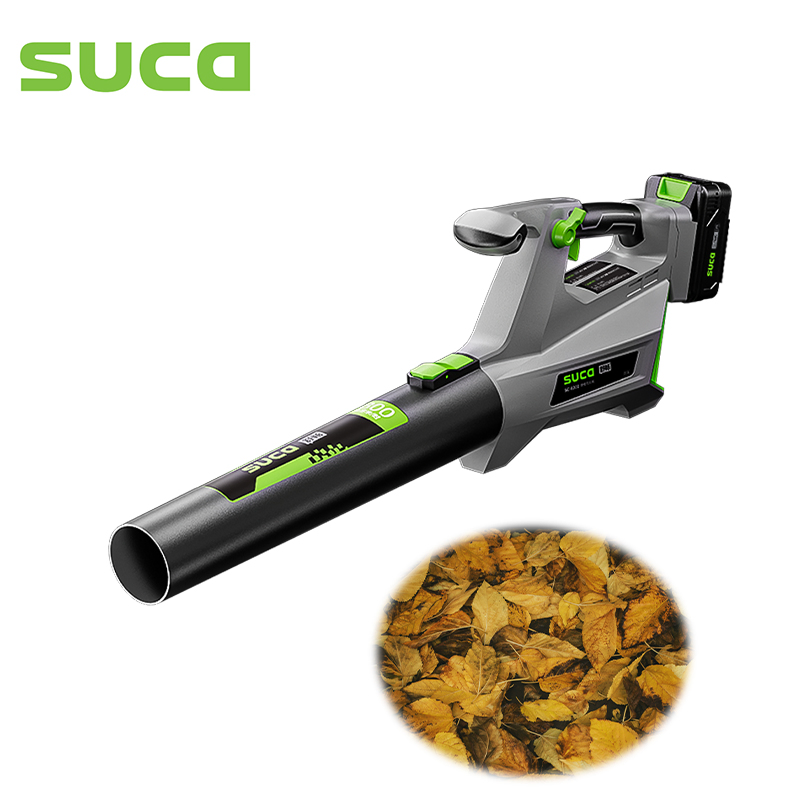Suca Cordless Electric Leaf Blower Battery Operated Leaf Blower Snow Blower Hand Held Lightweight Grass Blower for Gardening or Yard