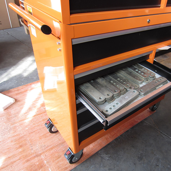 42 in 11drawer Orange Steel Roller Cabinet Tool Chest
