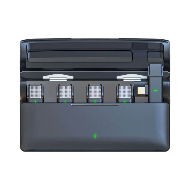 Bluetooth Wireless Microphone with Charging Case for iPhone iPad Professional Interview