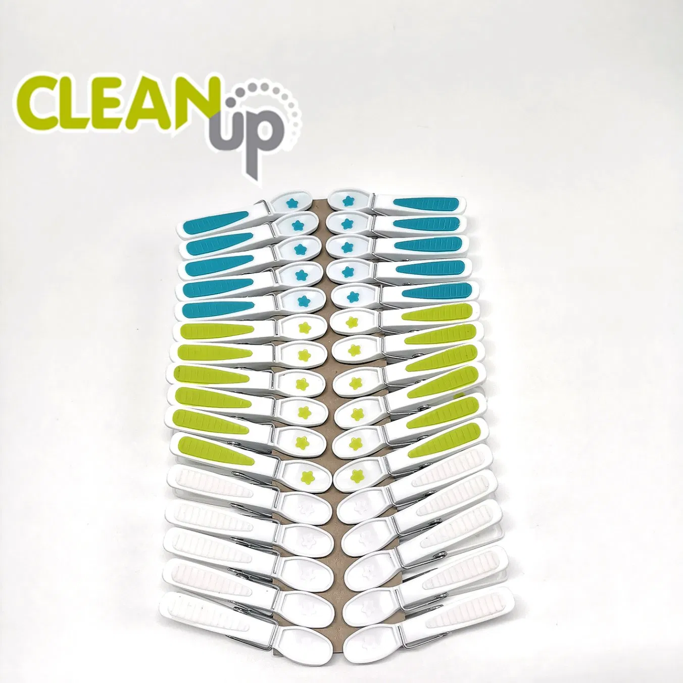 Wholesale 32PCS/Bag Plastic Clothes Clip High Quality Soft Grip Plastic Peg
