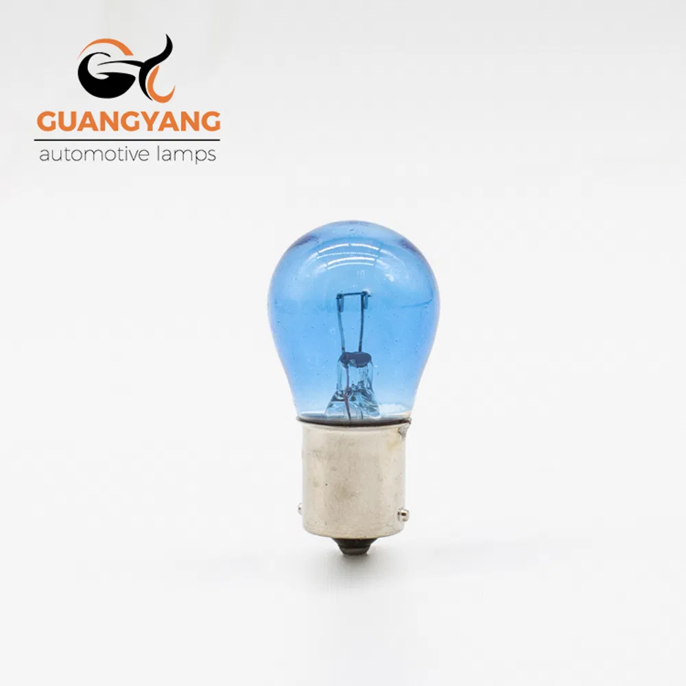 Лампы автомобильные S25 Bay15D 12V 21/5W синие