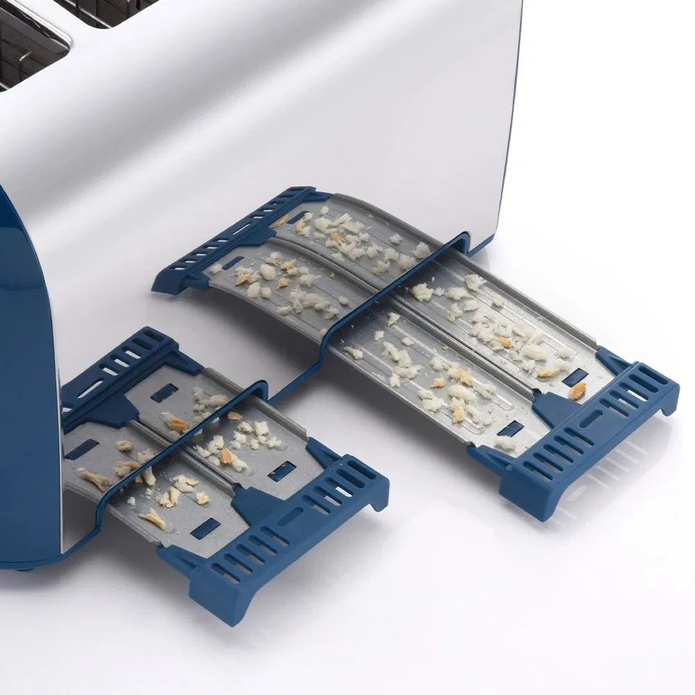 New Design Sandwich Electric 4 Slice Stainless Steel Bread Toaster with 6 Bread Shade Setting