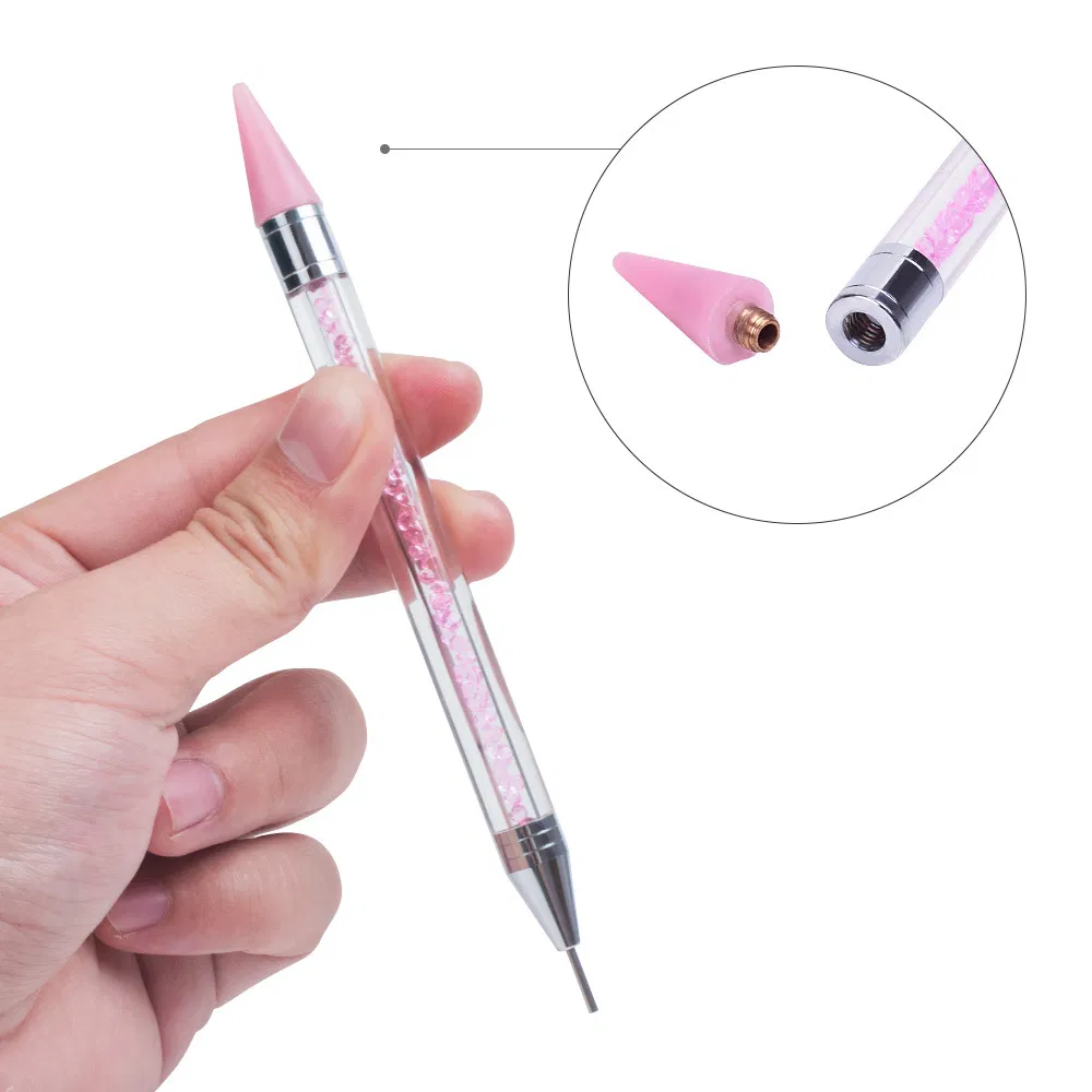 Double Heads Wax Pen Dotting Pen Nail Salon Art Tool Replaceable