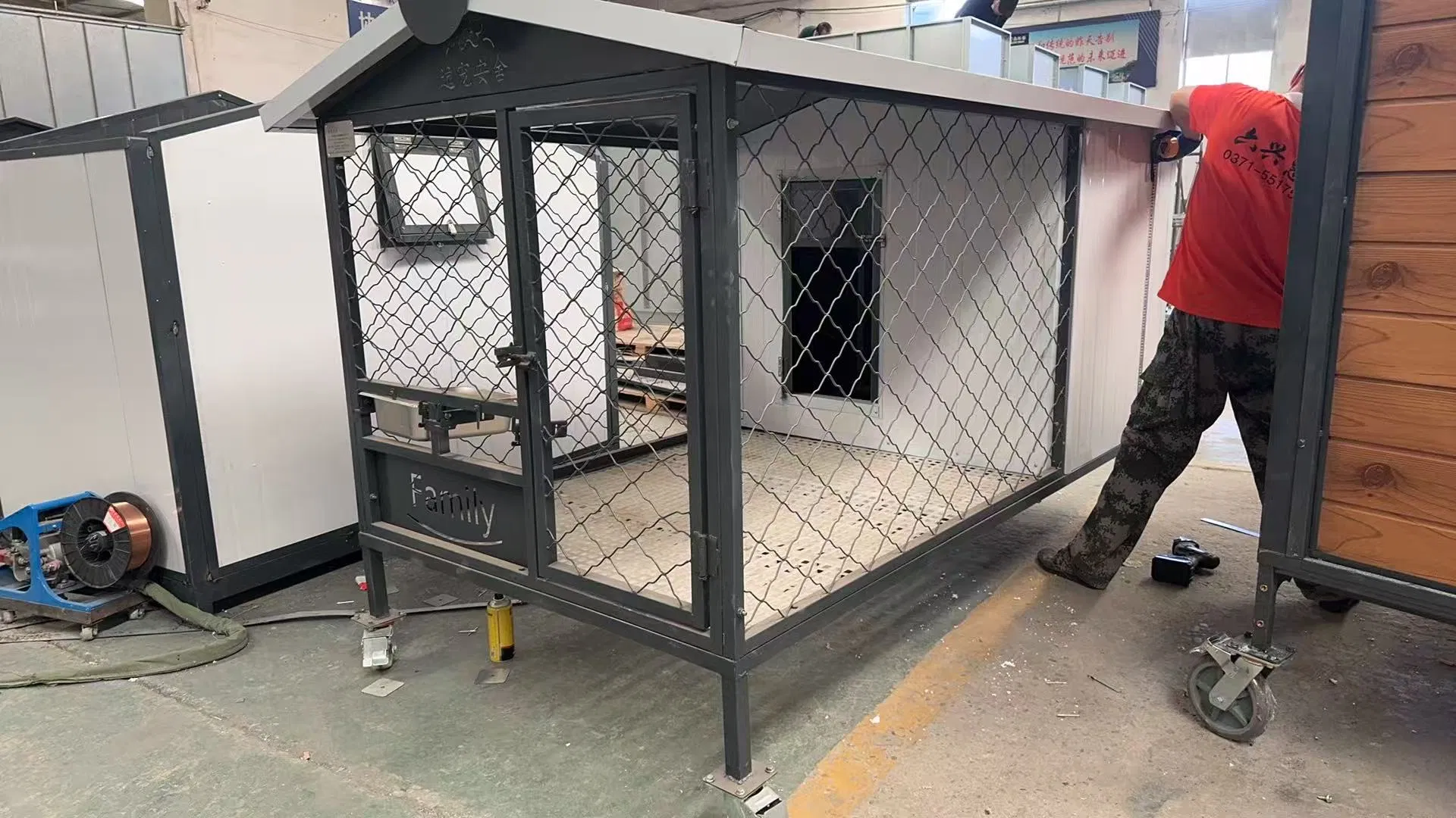 out Door Dog House Pet Built Luxury