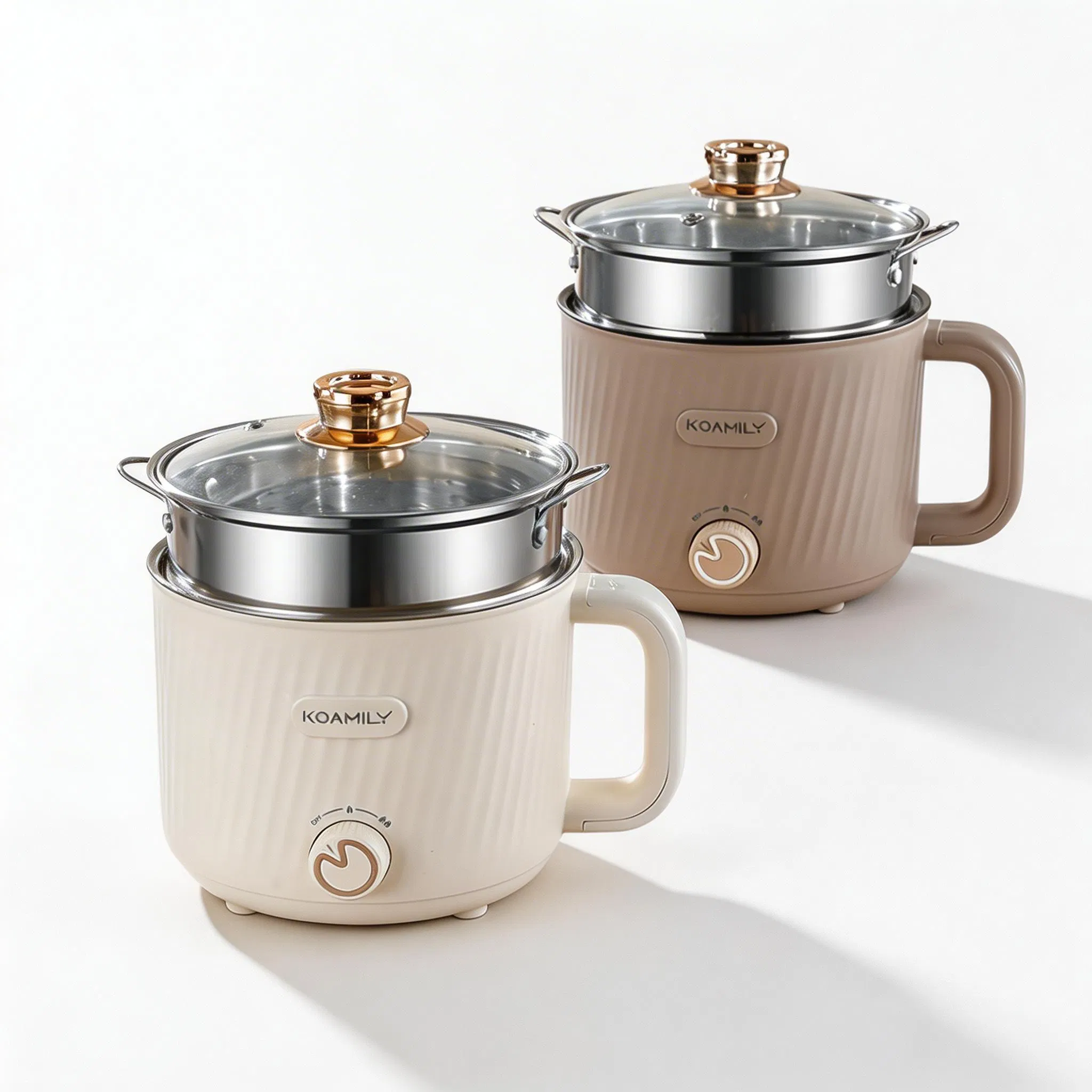 Mini Portable Electric Hot Pot Non-Stick Multi-Function Cooker Cooking Pot for Cooking, Steaming, and Hot Pot for Kitchen