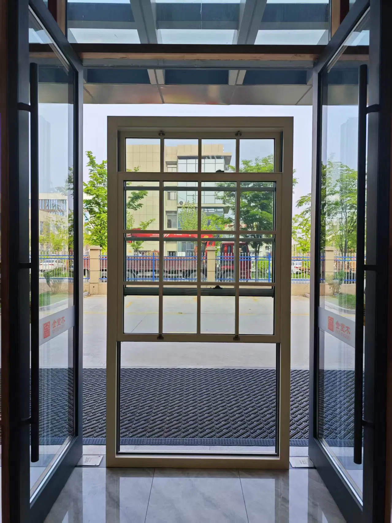 Composite Window - Wood Clad Aluminum Window-Double Hung