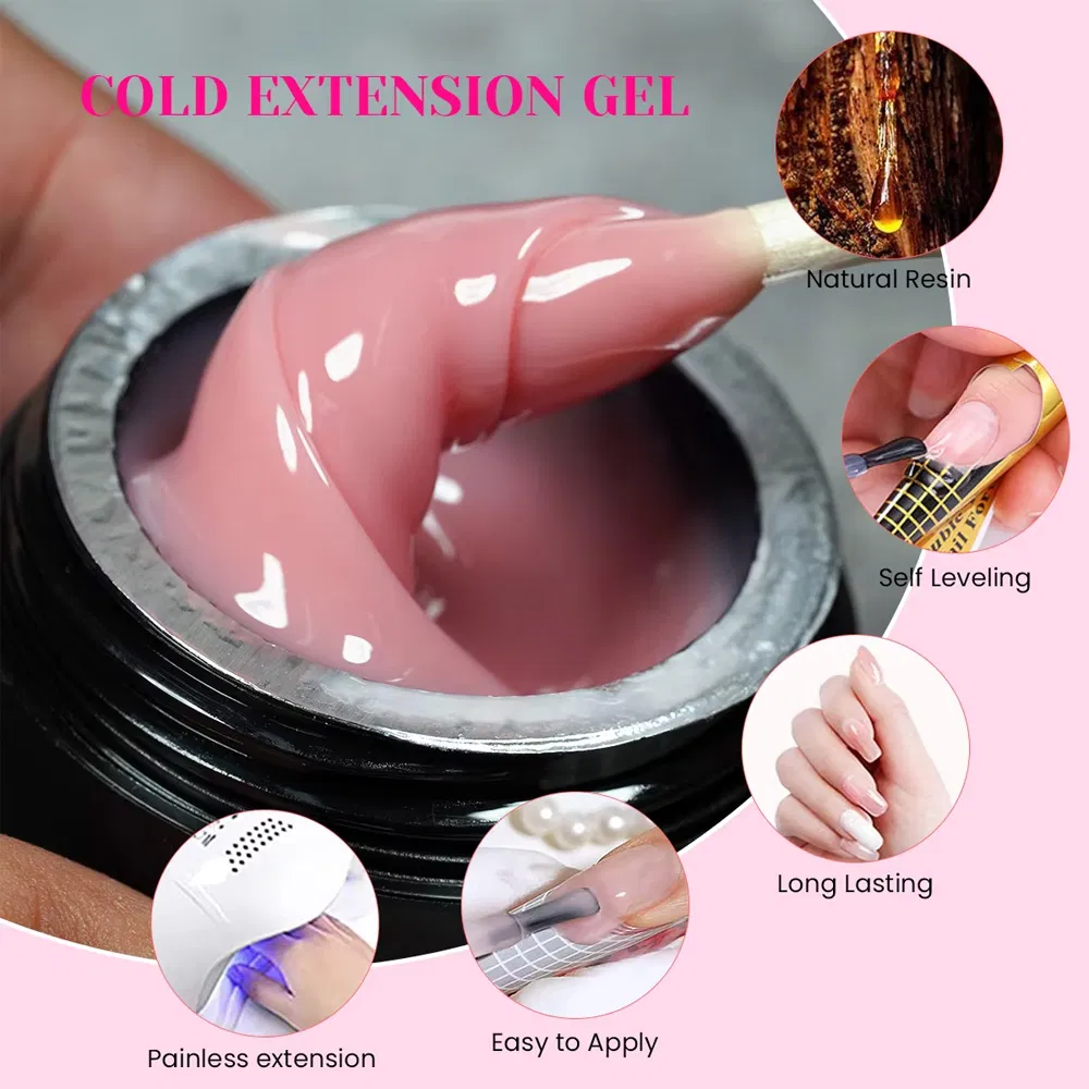 OEM/ODM Private Label UV Nail Extension Gel Builder Wholesale Nails Art Beauty Manicure Supplies