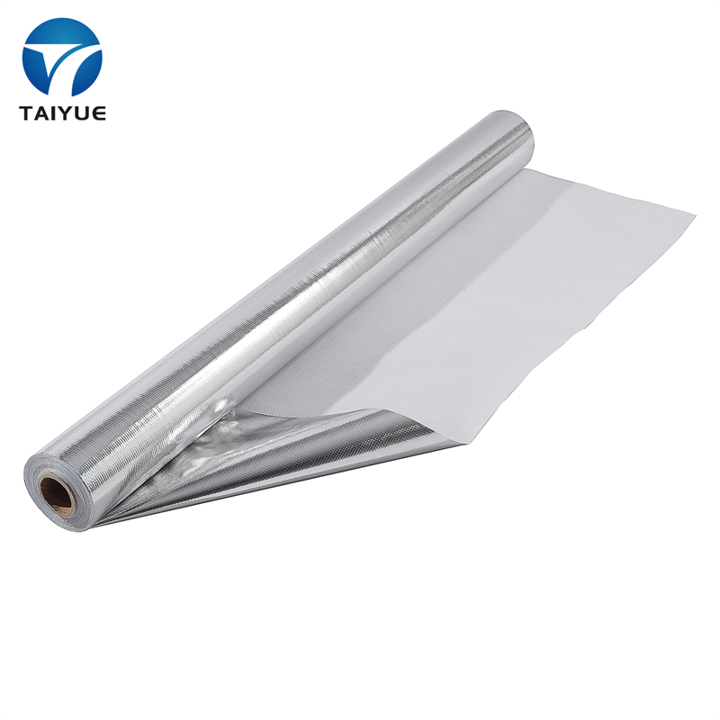Fire Retardant Aluminum Laminated Woven Cloth Thermal Reflective Foil Insulation