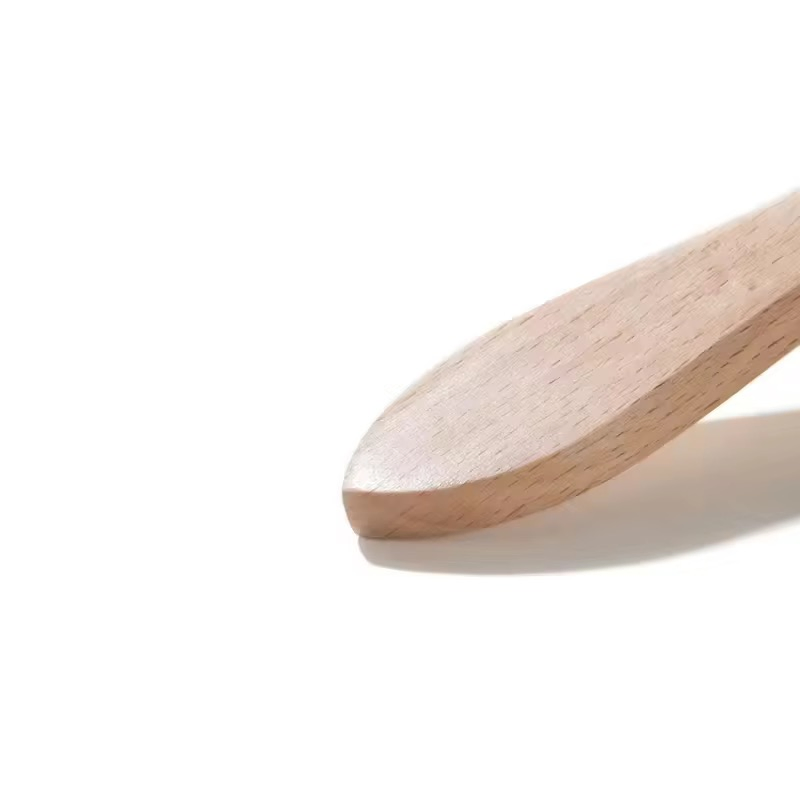 Long-Handled Natural Eco-Friendly Wooden Men's Facial Beard Cleaning Brush