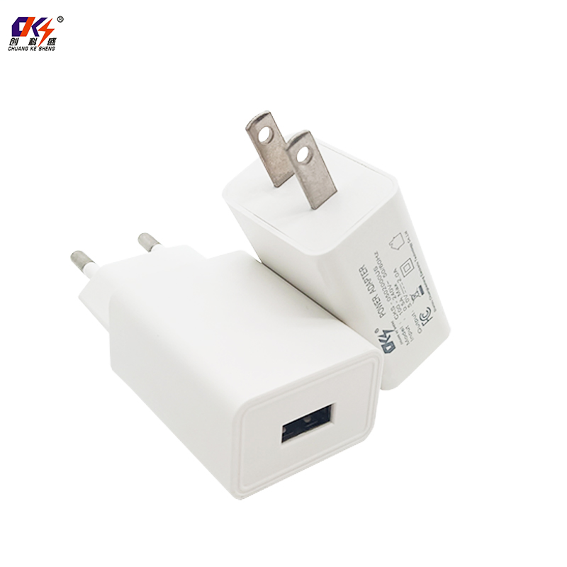 Портативное зарядное устройство 10W 5V 2A с EU/US вилкой