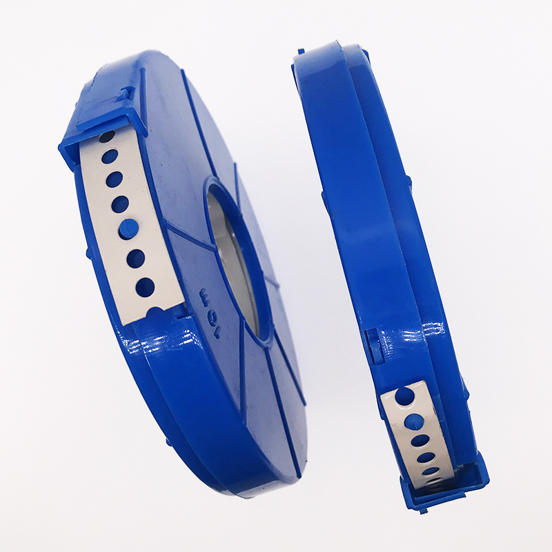 2026 PVC Rounded Galvanized Steel Multi Hole Perforated Band for Air Duct 17mm and 12mm Hardware Banding