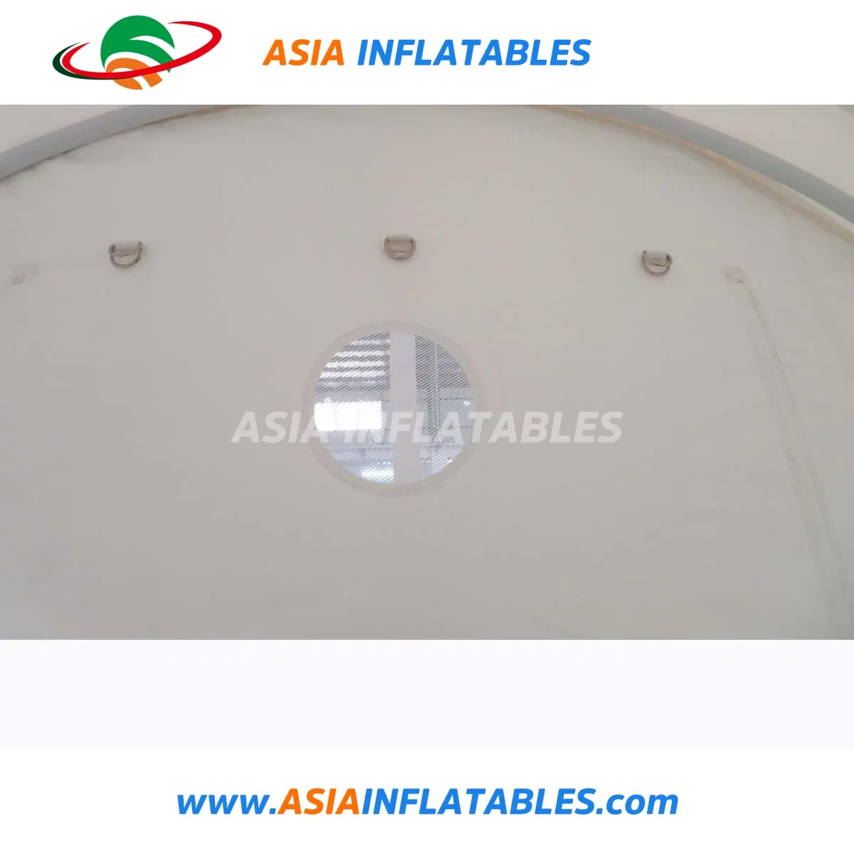 8m Camping Tent Inflatable Luxury Clear Bubble House with Hard Door