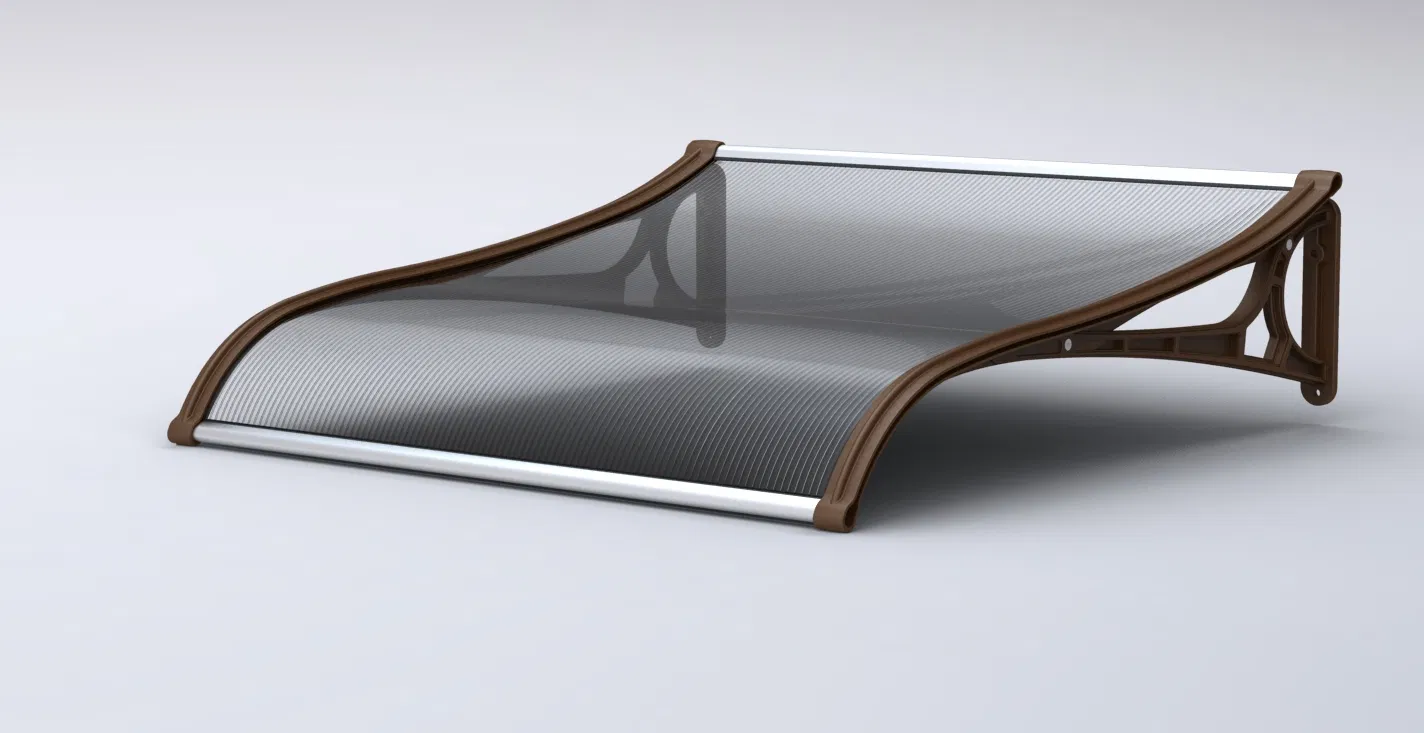 Door Canopy in Large Size, Easy to Assemble According to Manual