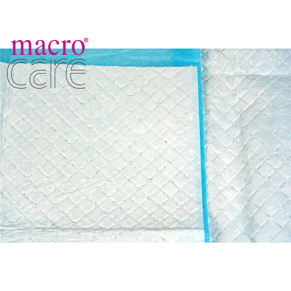 Macrocare Adult Disposable Fluff Pulp Material Incontinence Under Pad