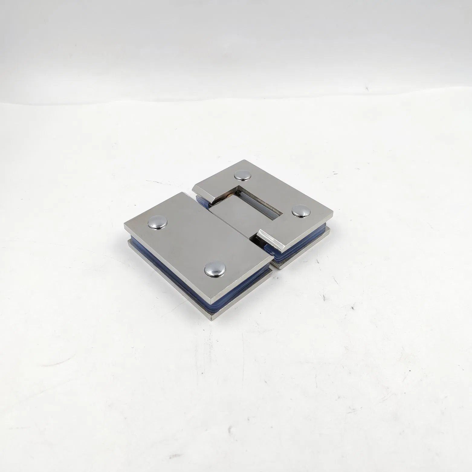 Square 180 Degree Bathroom Glass Clamp