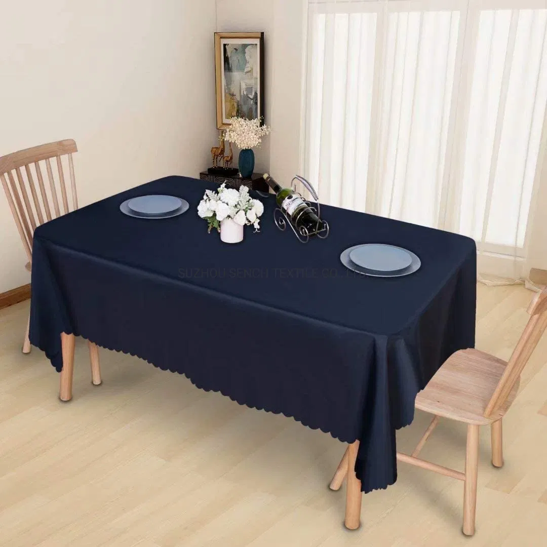 Rectangle Tablecloth – Washable Water Resistance Microfiber Tablecloth Decorative Table Cover for Banquet Party Kitchen Dining Room