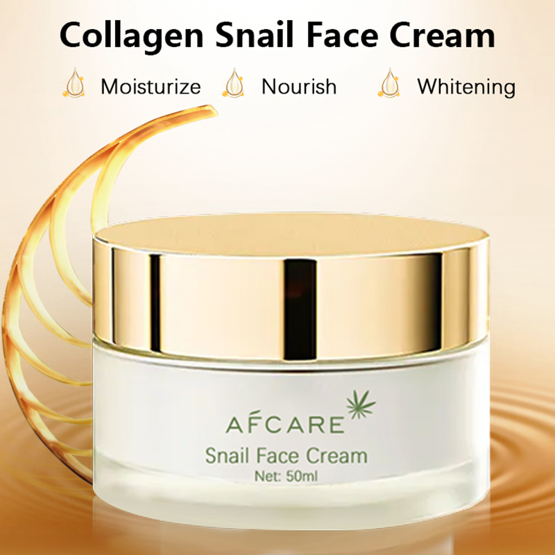 Collagen Snail Face Cream for Moisturize Nourish Firming and Whitening