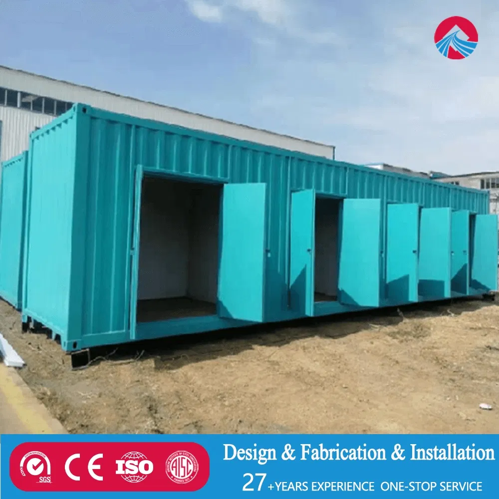 Affordable Blue Container Home for Sustainable Living Solutions