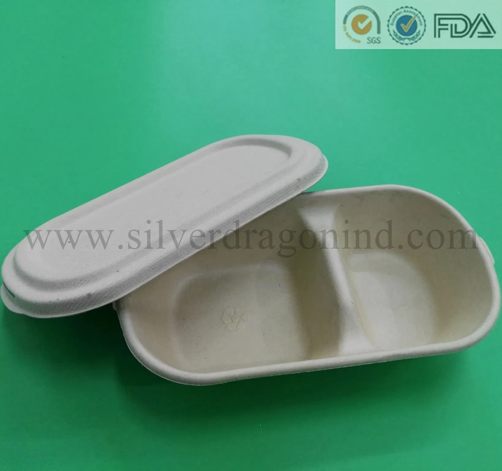 Sugar Cane Pulp Square Plate