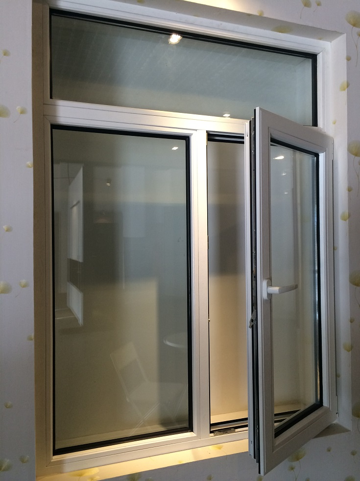  Double/Single Panel Tempered Glass Solid Wooden Casement Window