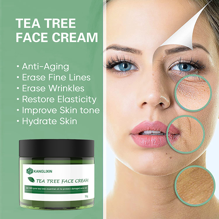 Organic Tea Tree Anti Acne Skin Care Set Private Label Acne Treatment Skin Care Set