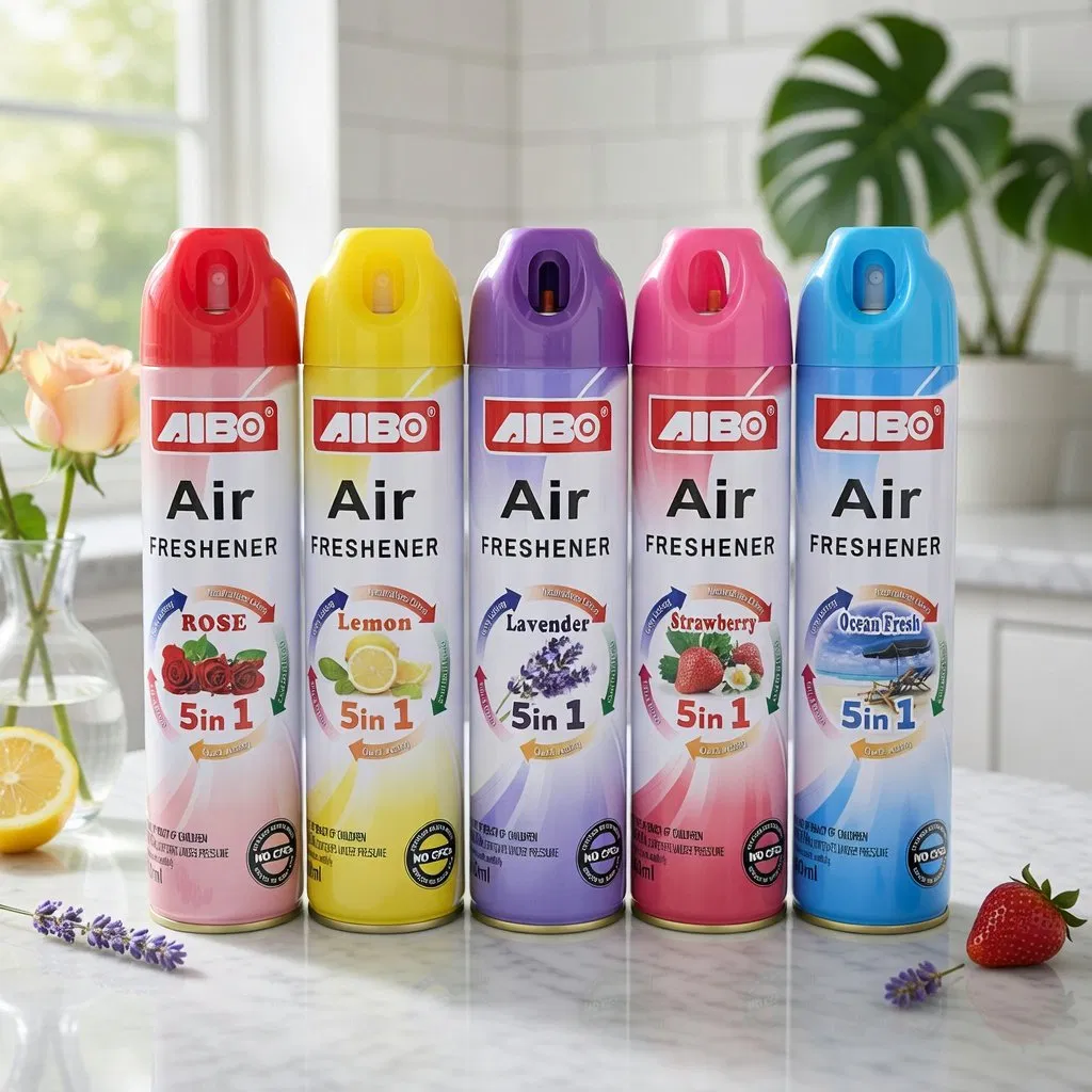 Factory Direct Air Freshener Spray 250ml 300ml 480ml Rose Lavender Ocean Lemon