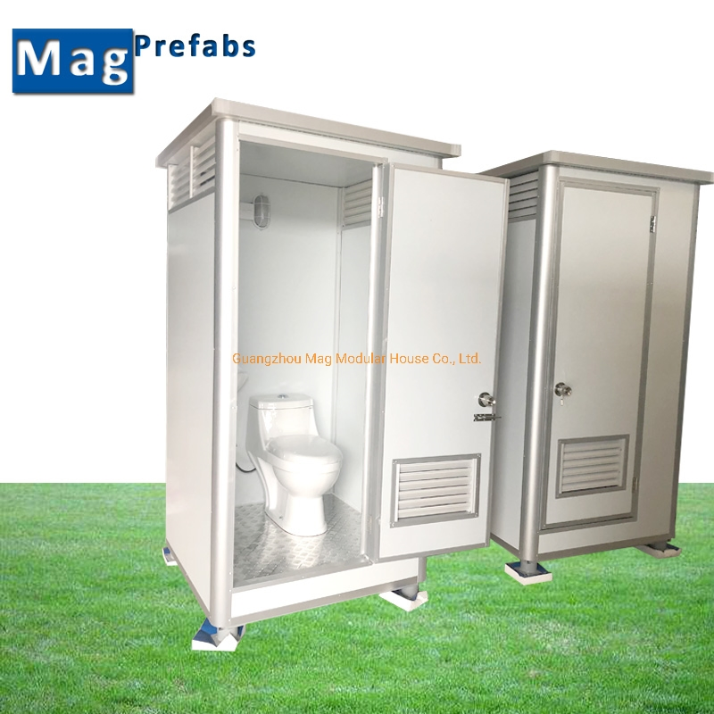 Factory Price Single Ready Made Site Temporary Resued Public Mobile Bathroom Sanitary Portable Toilet