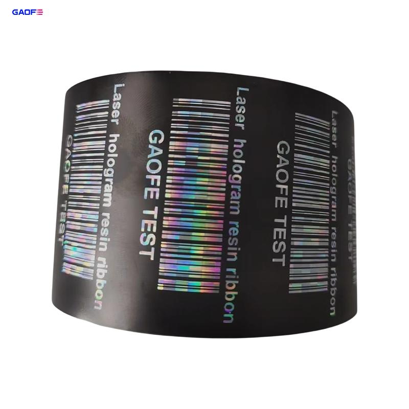 PP Black Continuous Paper Printing Clearly Waterproof Synthetic Paper Label
