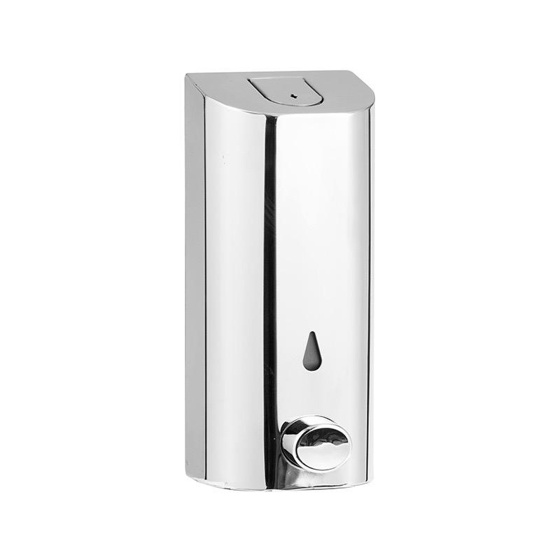 Newly Designed Hotel Wall Mounted Bathroom Usage 7o0 Ml Stainless Steel Soap Dispensers for Liquid