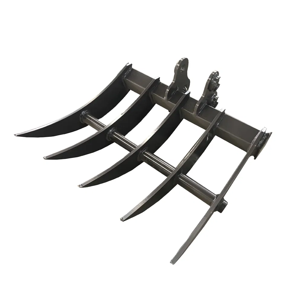 Large Excavator Root Rake Manufacturer Customized Excavator Rake