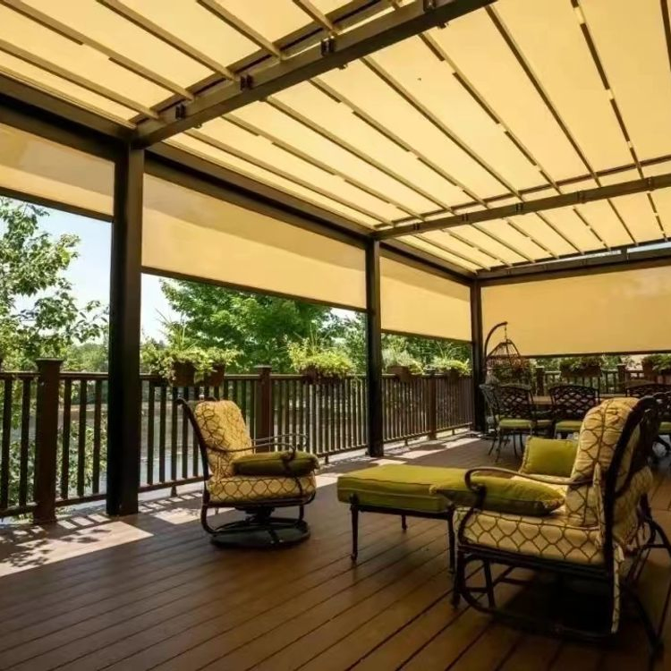 Outdoor Waterproof Retractable Awning for Restaurant