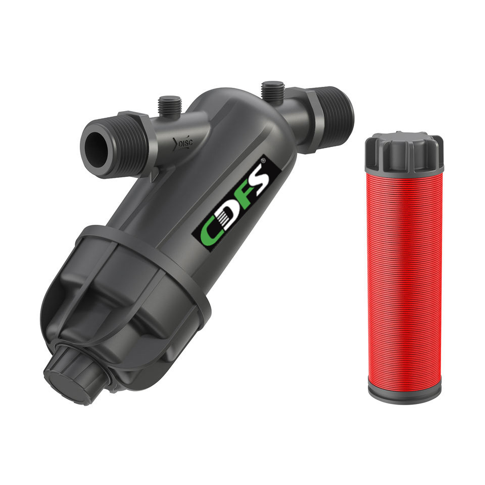Y Type Irrigation Water Filter 1-1/2" Plastic Cdfs Disc Filter Agriculture for Drip Irrigation System