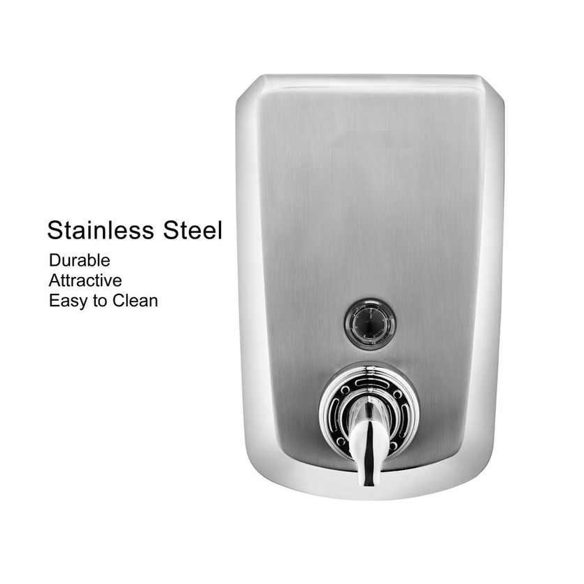 Дозатор для мыла Yuming 1200 мл, нержавеющая сталь