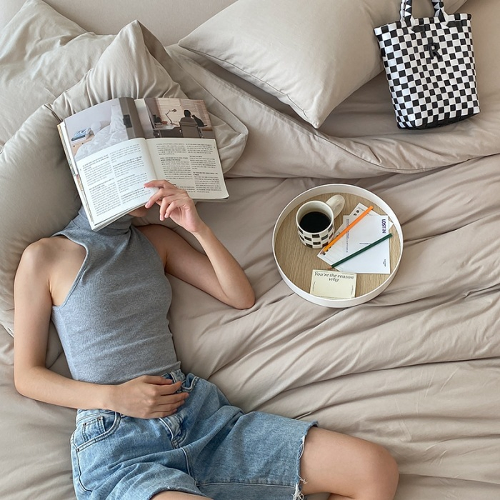 New High Quality Bedding Set Cotton Fashion Embroidery Set for Home Bedroom