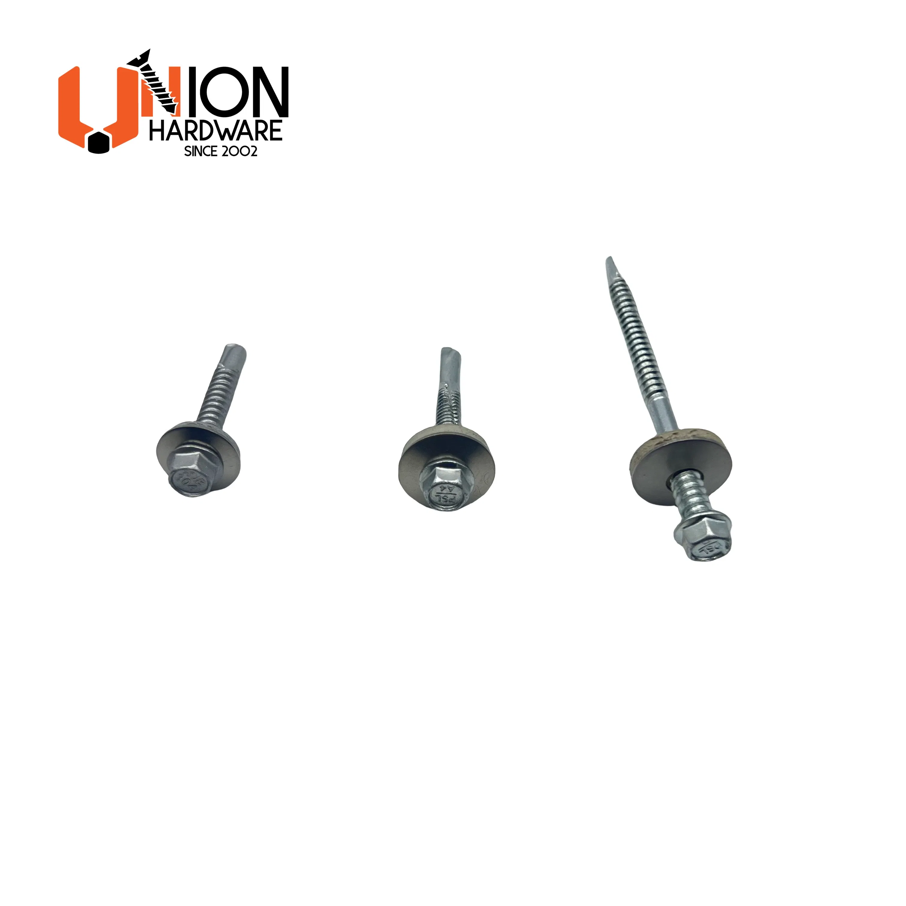 Stainless Steel Hexagon Head Drilling Bi Metal Screws with Flange