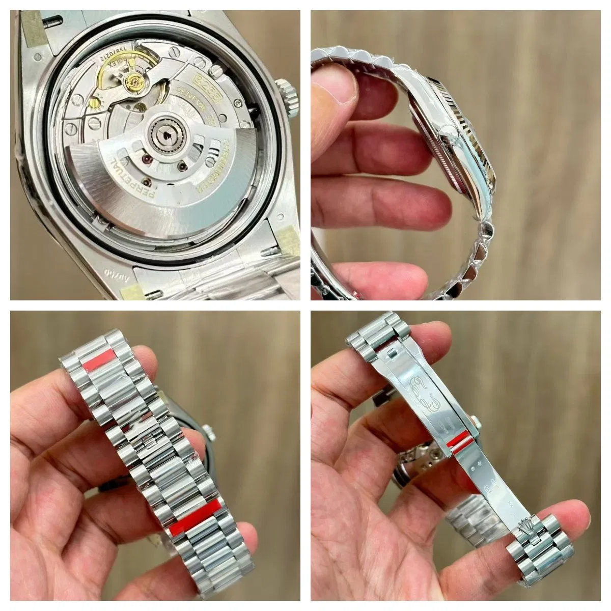 Wholesale China Vsf Factory Clean 1: 1 Replica Luxury Brand Best Copy Daydate Olive Green Dial 3255 Swiss Movement Super Clone Men's Wrist Gift Watches