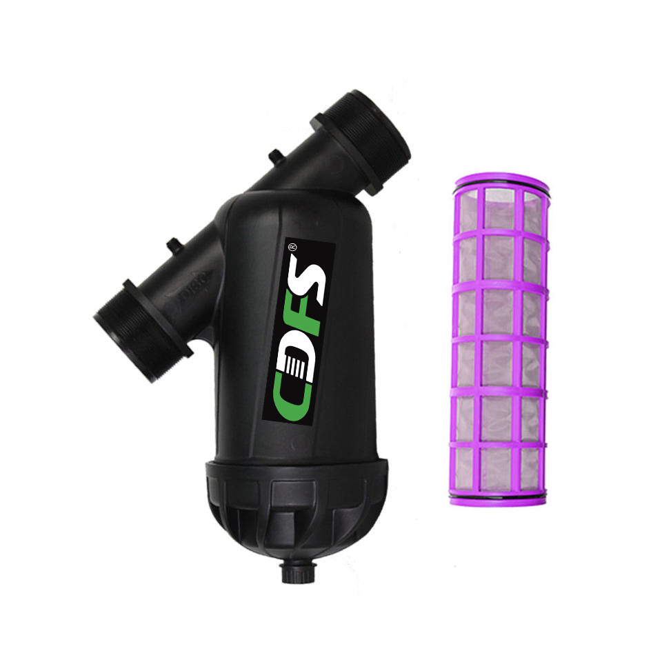 Plastic Filter 1 Inch 120 Mesh Drip Irrigation Water Cdfs Screen Filter Bsp for Irrigation